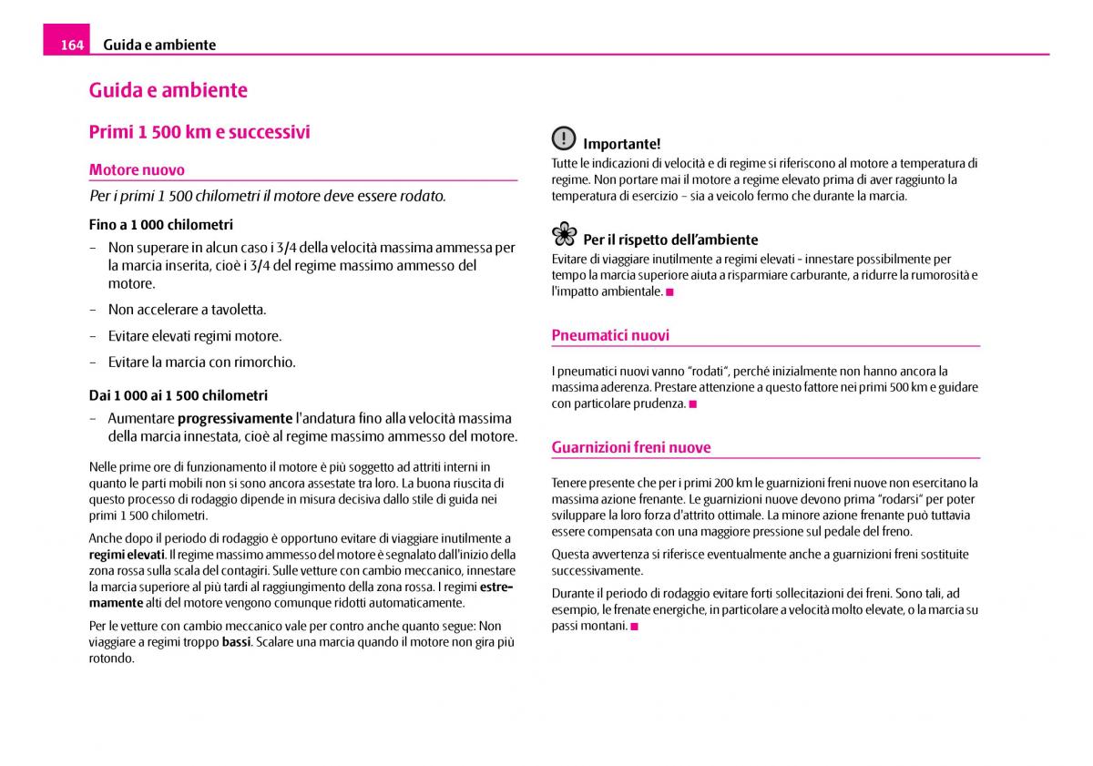 Skoda Superb I 1 manuale del proprietario / page 165