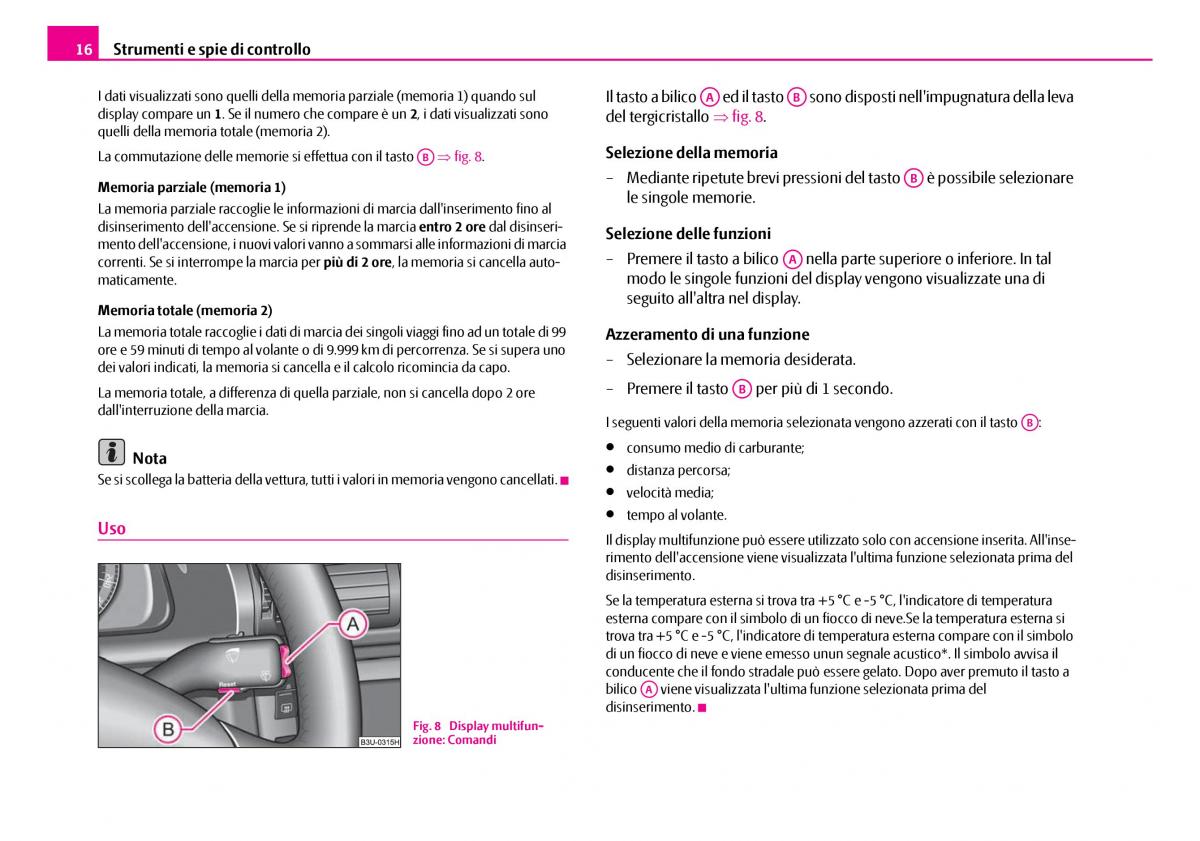 Skoda Superb I 1 manuale del proprietario / page 17