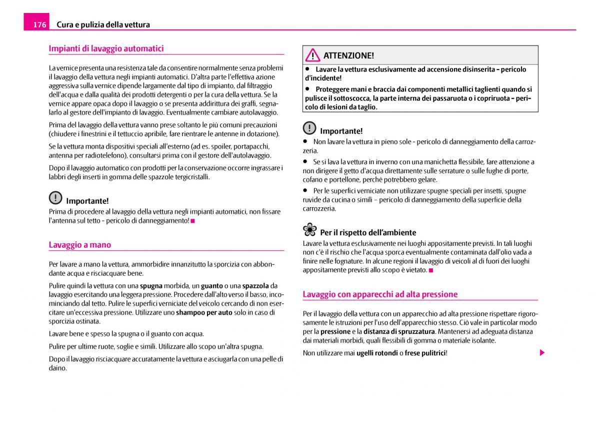 Skoda Superb I 1 manuale del proprietario / page 177