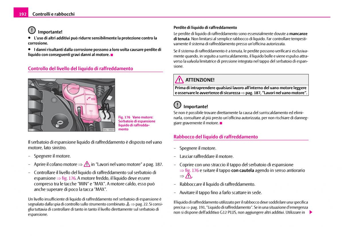 Skoda Superb I 1 manuale del proprietario / page 193