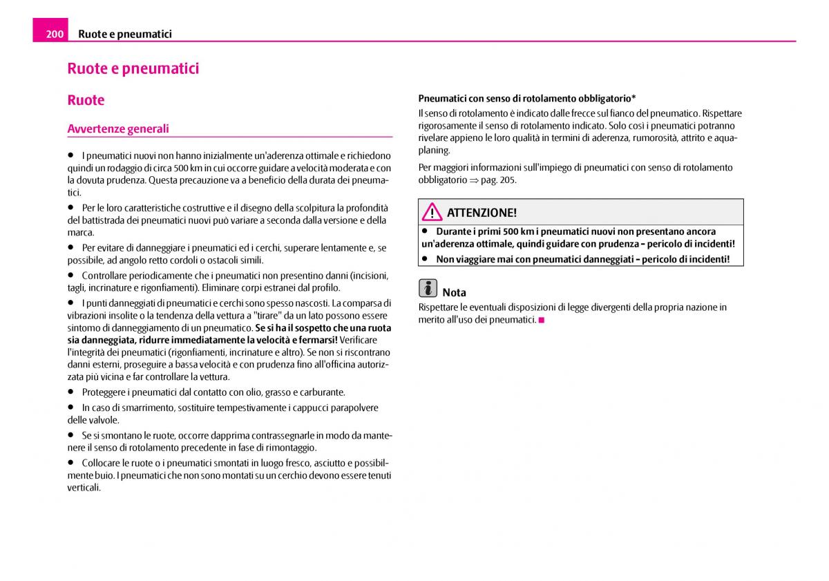 Skoda Superb I 1 manuale del proprietario / page 201