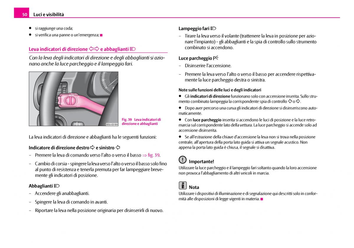 Skoda Superb I 1 manuale del proprietario / page 51