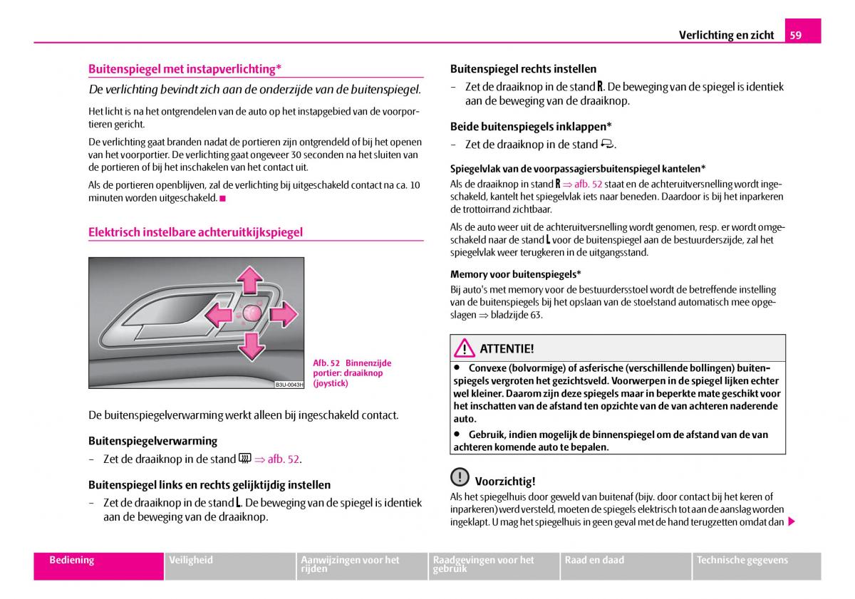 Skoda Superb I 1 handleiding / page 60