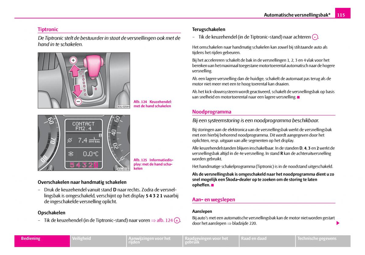 Skoda Superb I 1 handleiding / page 116