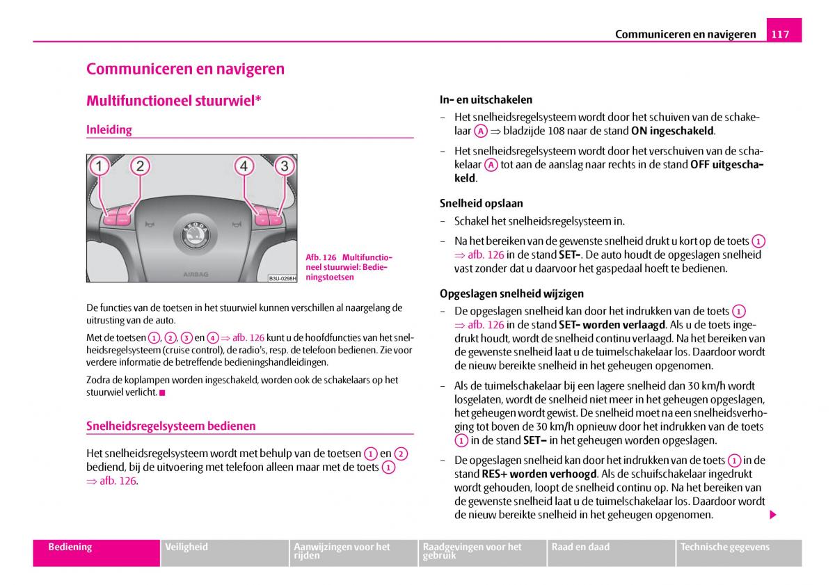 Skoda Superb I 1 handleiding / page 118