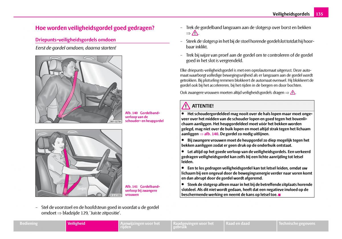 Skoda Superb I 1 handleiding / page 136