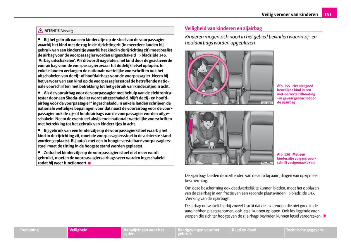 Skoda Superb I 1 handleiding / page 152