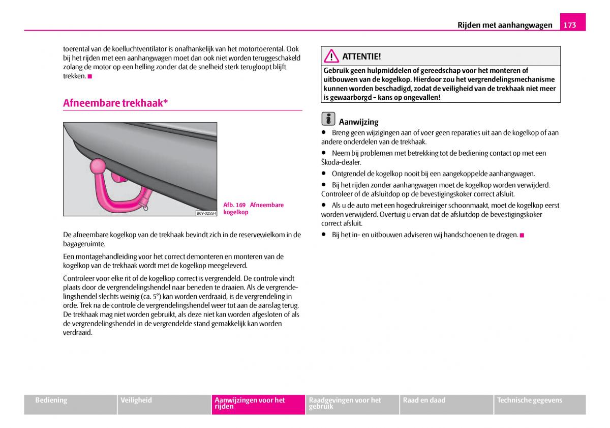 Skoda Superb I 1 handleiding / page 174