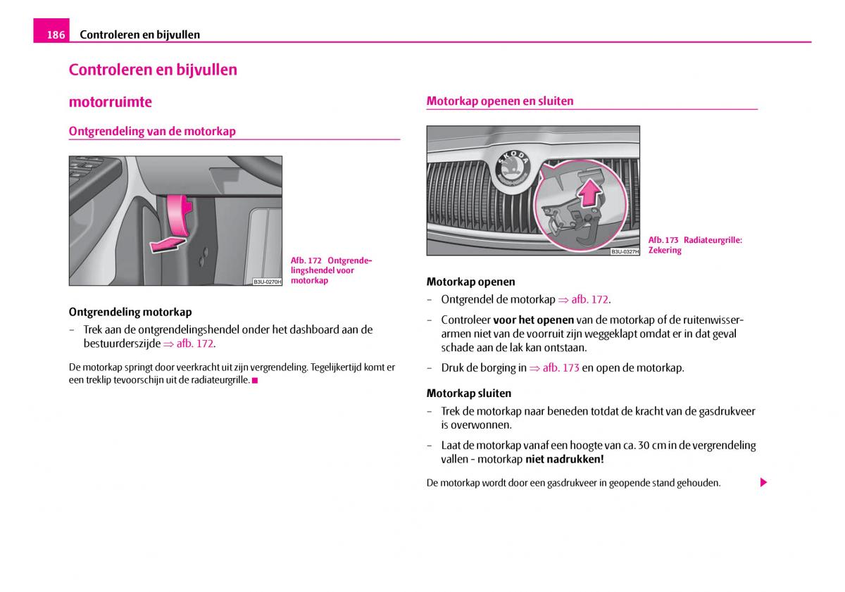 Skoda Superb I 1 handleiding / page 187