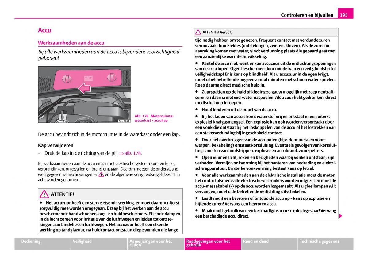 Skoda Superb I 1 handleiding / page 196