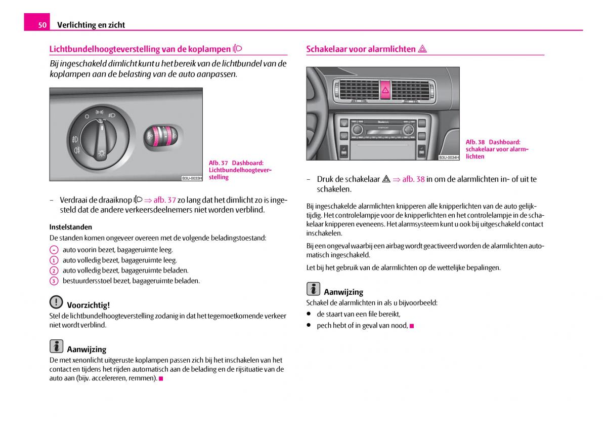 Skoda Superb I 1 handleiding / page 51