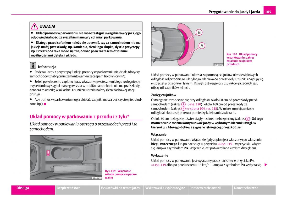 Skoda Superb I 1 instrukcja obslugi / page 106