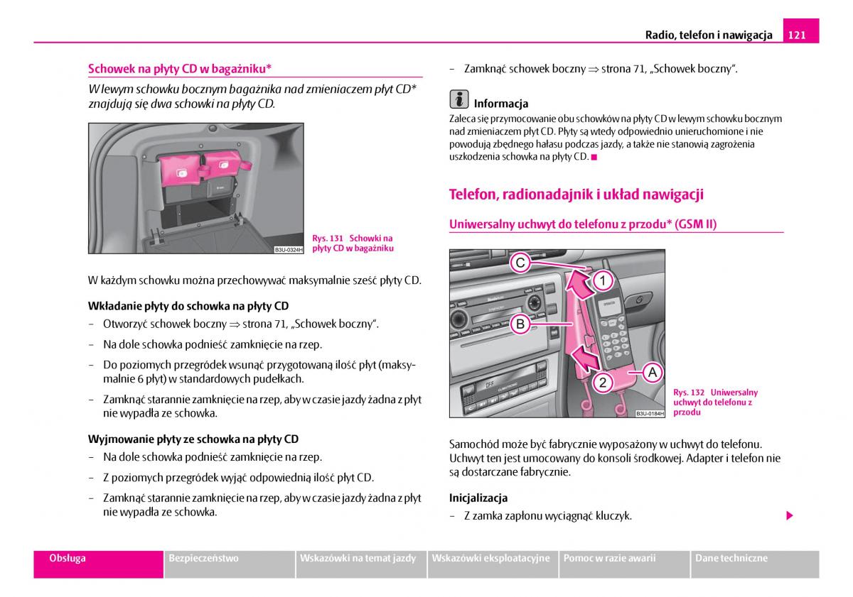 Skoda Superb I 1 instrukcja obslugi / page 122