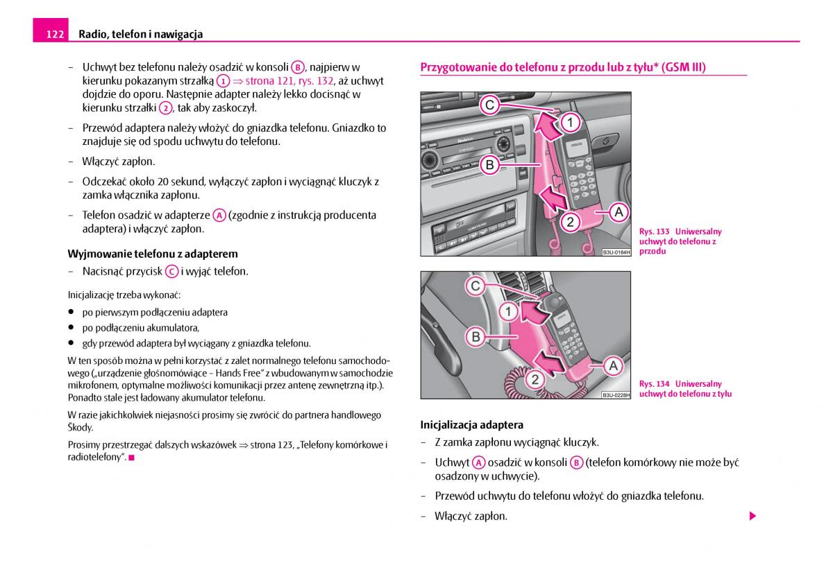 Skoda Superb I 1 instrukcja obslugi / page 123