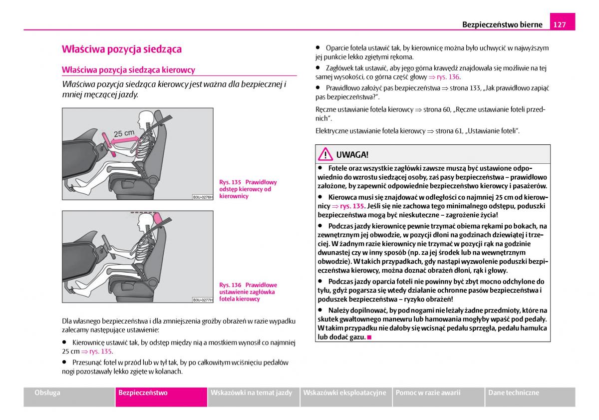 Skoda Superb I 1 instrukcja obslugi / page 128