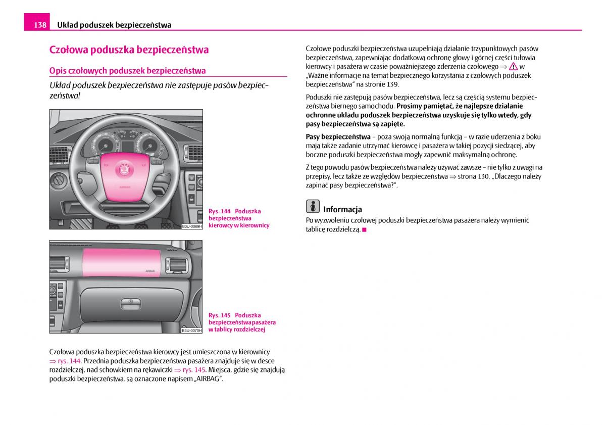 Skoda Superb I 1 instrukcja obslugi / page 139