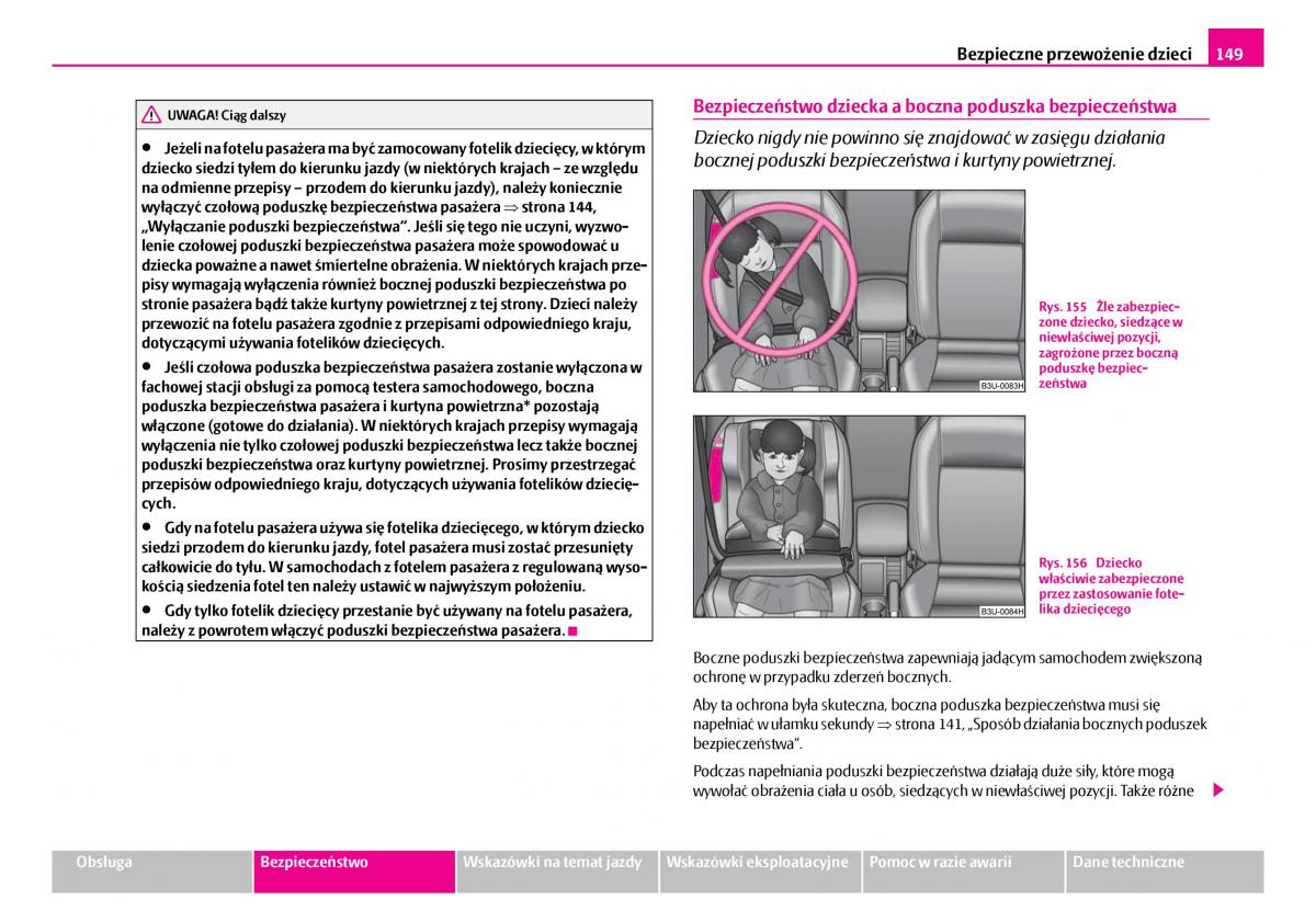 Skoda Superb I 1 instrukcja obslugi / page 150