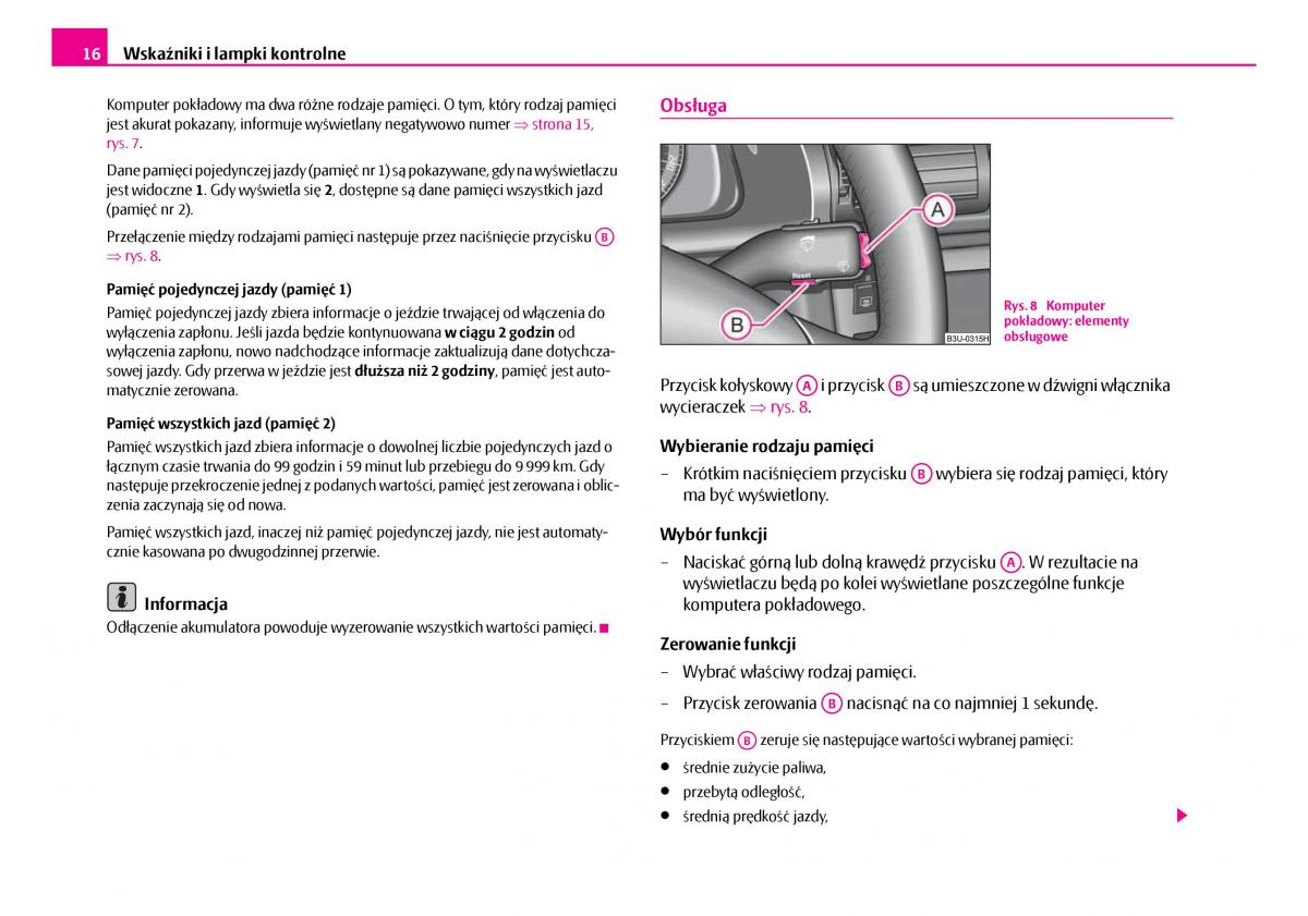 Skoda Superb I 1 instrukcja obslugi / page 17