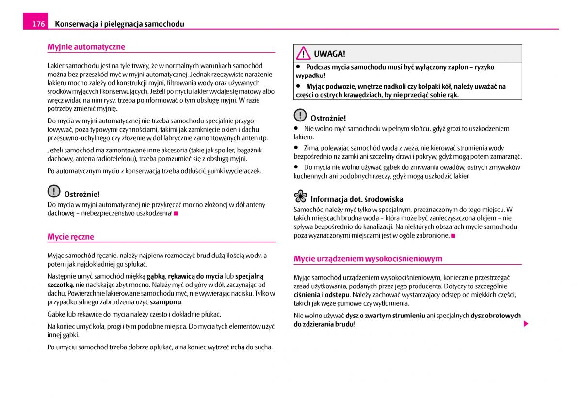 Skoda Superb I 1 instrukcja obslugi / page 177