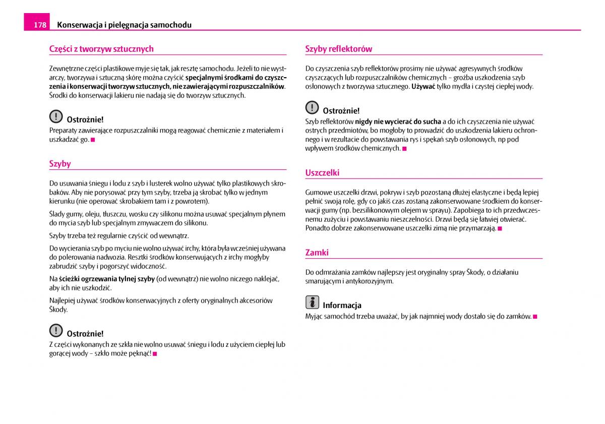 Skoda Superb I 1 instrukcja obslugi / page 179