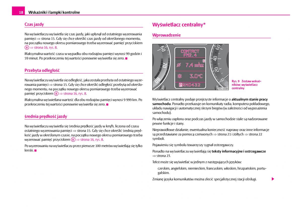 Skoda Superb I 1 instrukcja obslugi / page 19