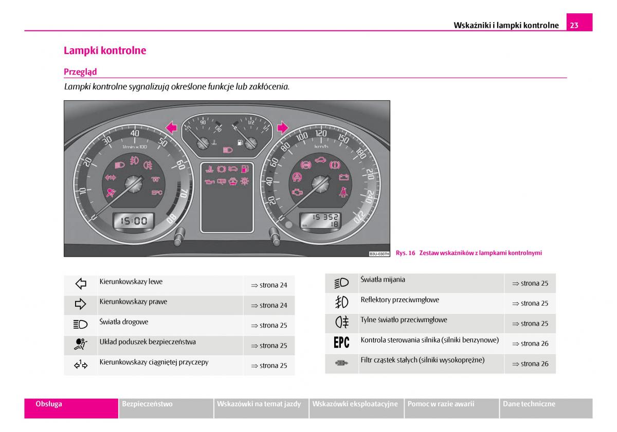 Skoda Superb I 1 instrukcja obslugi / page 24