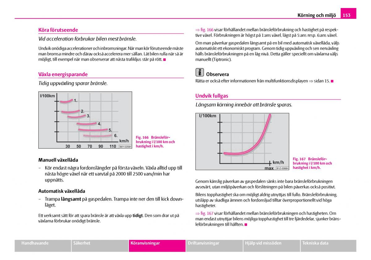 Skoda Superb I 1 instruktionsbok / page 154