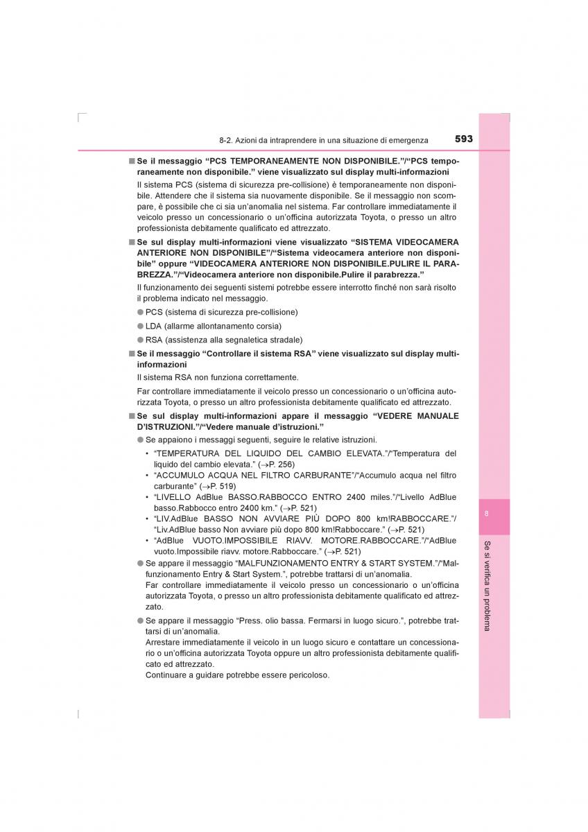 Toyota Hilux VIII 8 AN120 AN130 manuale del proprietario / page 593