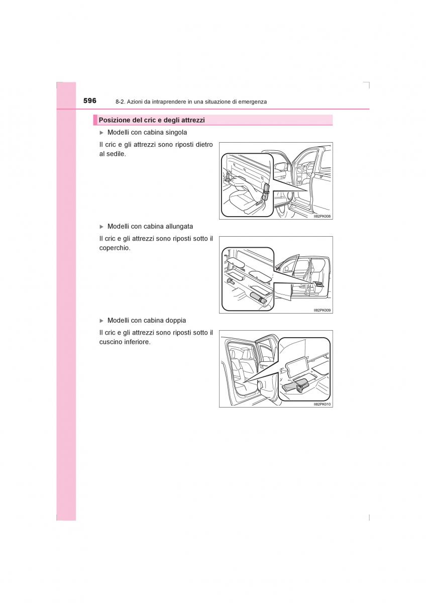 Toyota Hilux VIII 8 AN120 AN130 manuale del proprietario / page 596