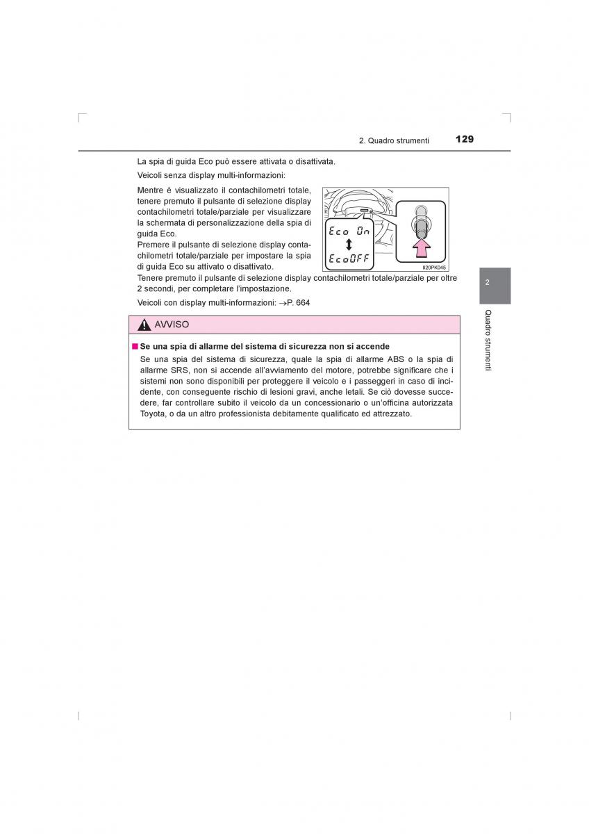 Toyota Hilux VIII 8 AN120 AN130 manuale del proprietario / page 129