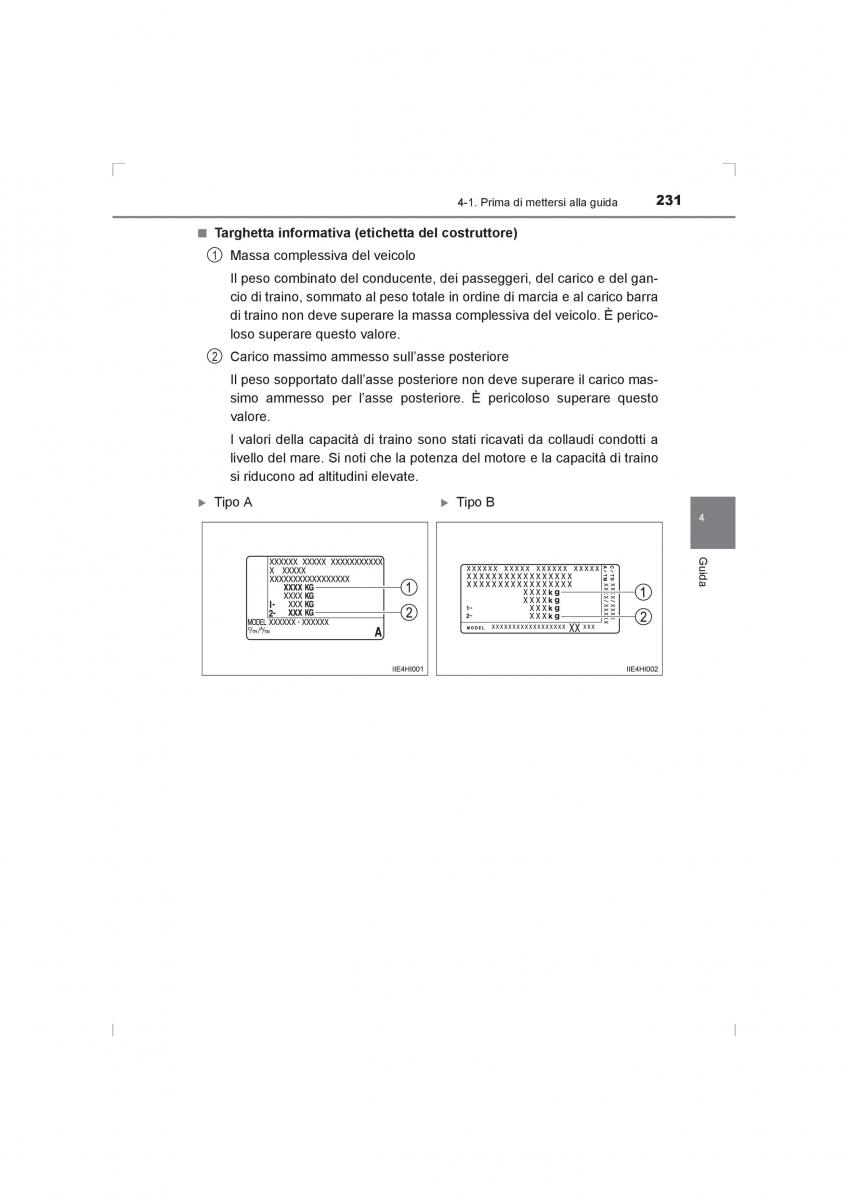 Toyota Hilux VIII 8 AN120 AN130 manuale del proprietario / page 231