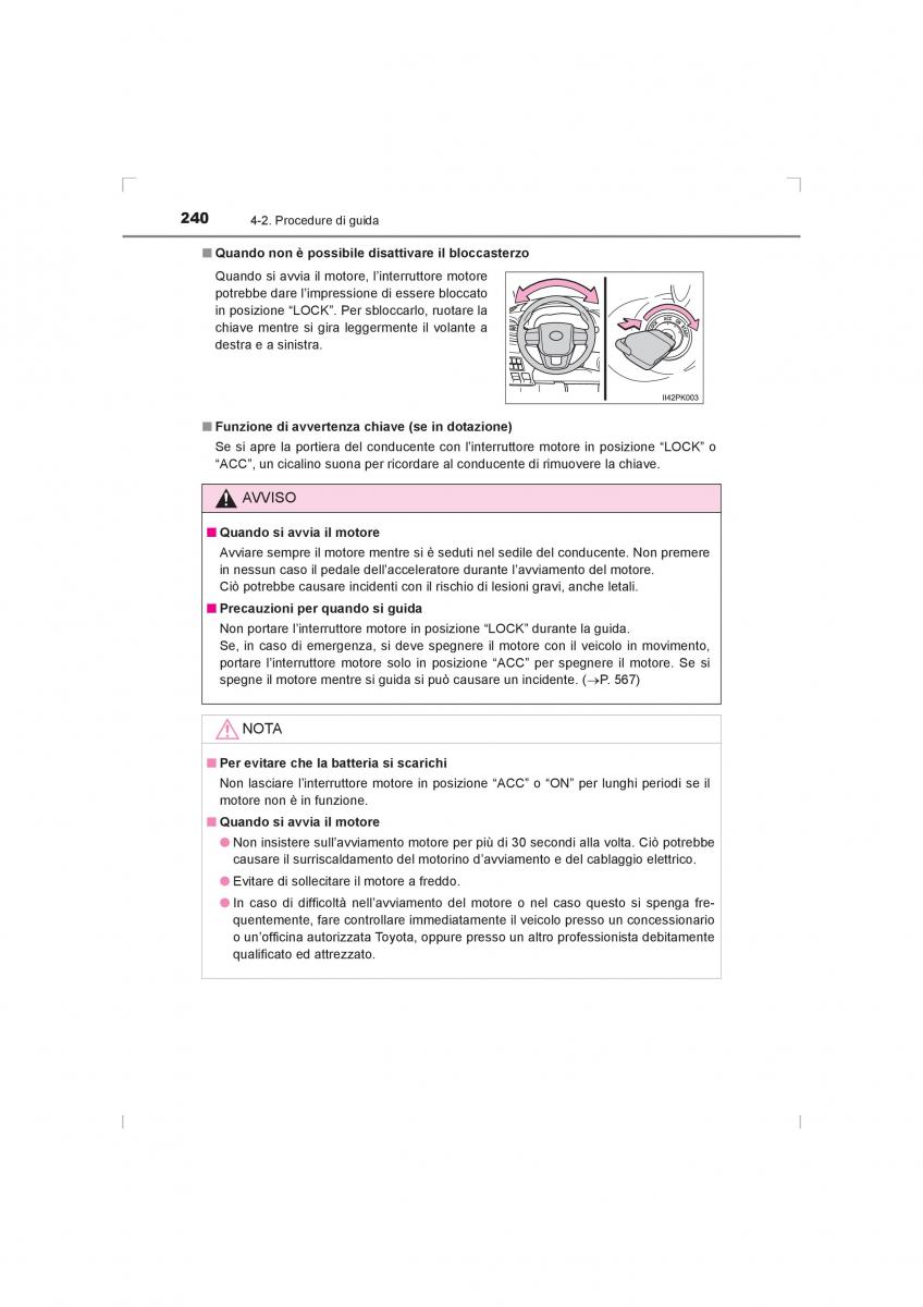 Toyota Hilux VIII 8 AN120 AN130 manuale del proprietario / page 240