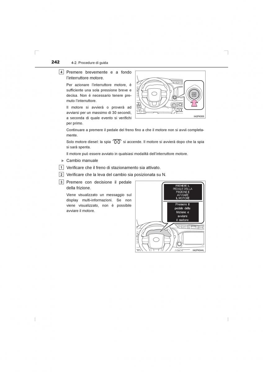 Toyota Hilux VIII 8 AN120 AN130 manuale del proprietario / page 242