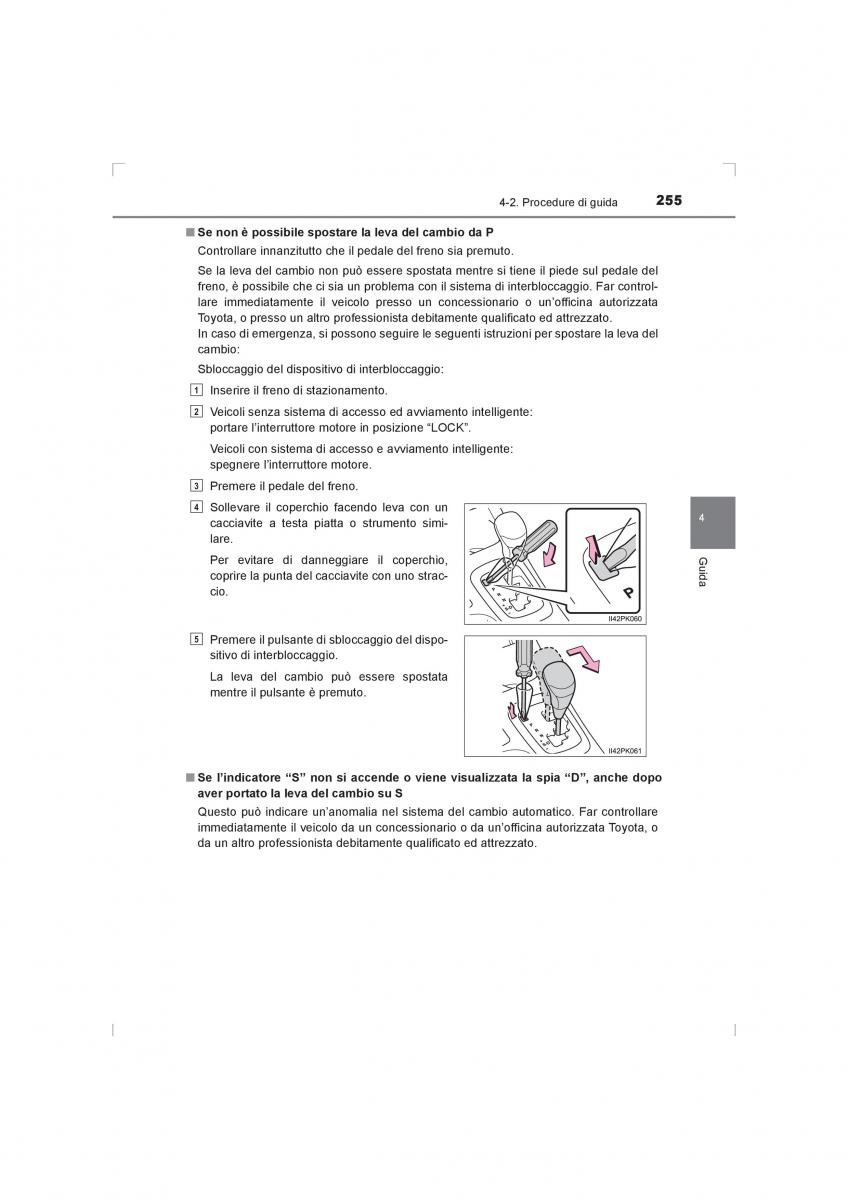 Toyota Hilux VIII 8 AN120 AN130 manuale del proprietario / page 255