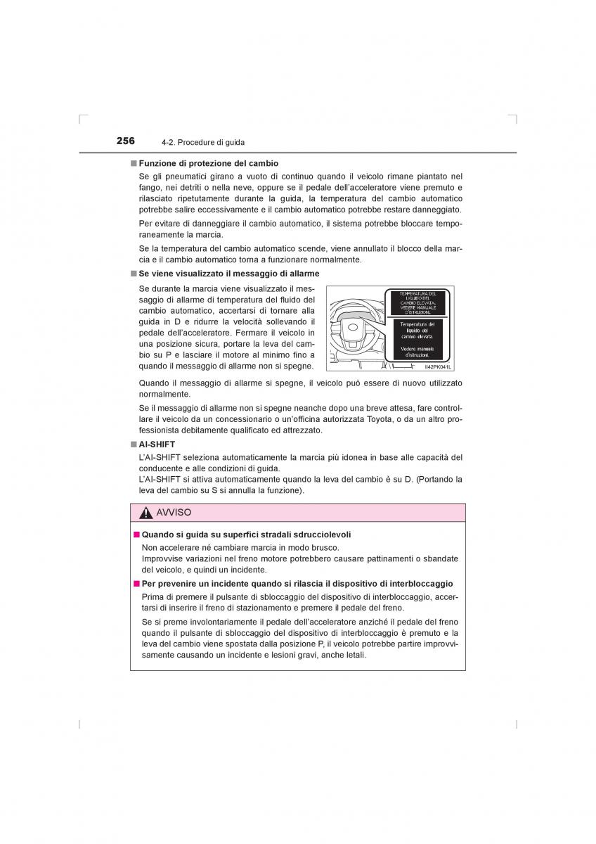 Toyota Hilux VIII 8 AN120 AN130 manuale del proprietario / page 256