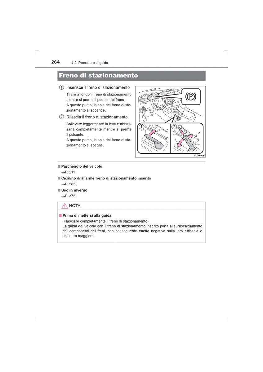 Toyota Hilux VIII 8 AN120 AN130 manuale del proprietario / page 264