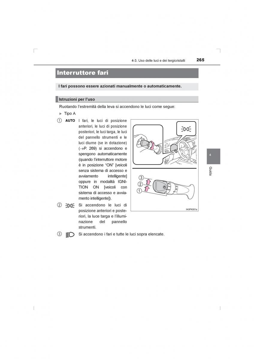 Toyota Hilux VIII 8 AN120 AN130 manuale del proprietario / page 265