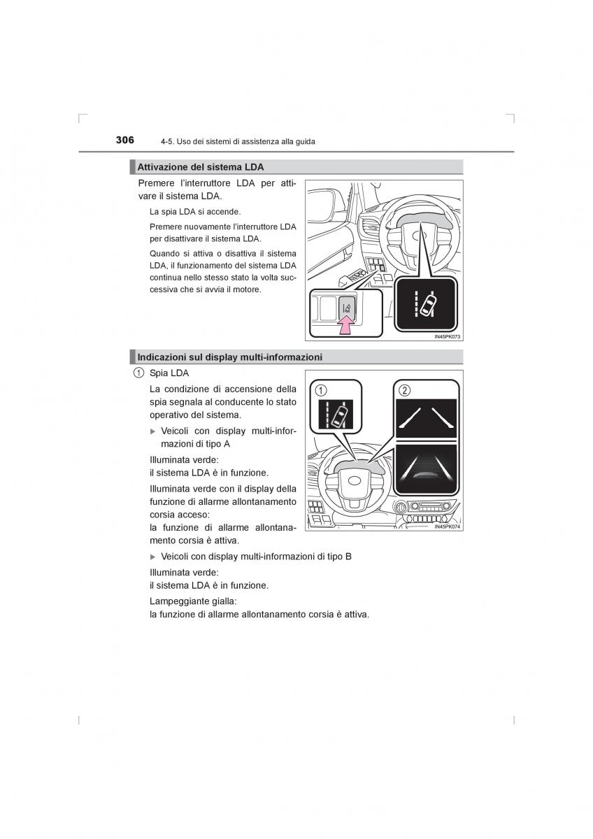 Toyota Hilux VIII 8 AN120 AN130 manuale del proprietario / page 306