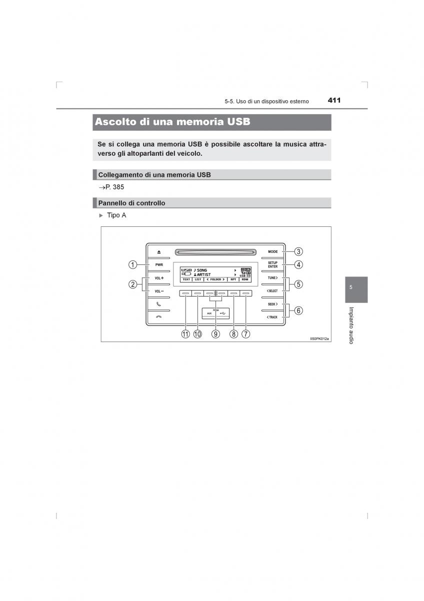 Toyota Hilux VIII 8 AN120 AN130 manuale del proprietario / page 411