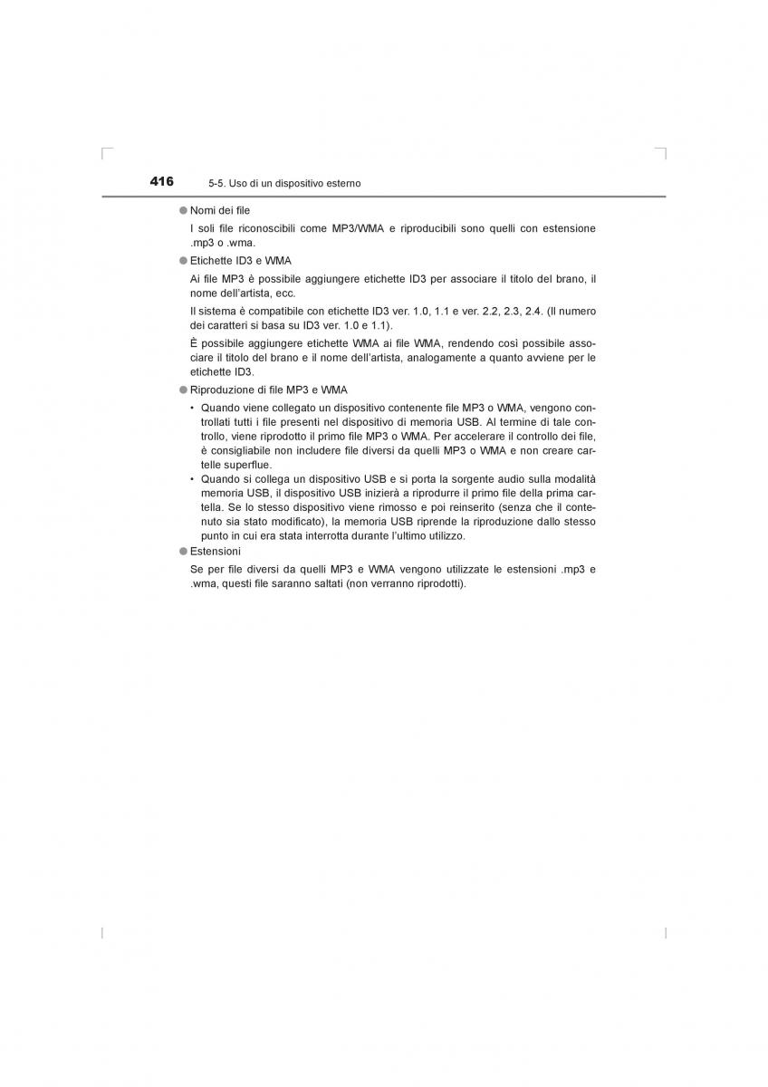 Toyota Hilux VIII 8 AN120 AN130 manuale del proprietario / page 416