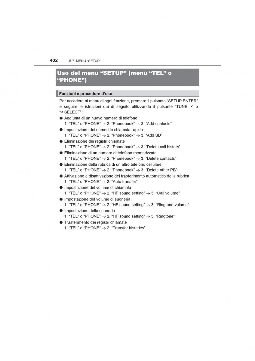 Toyota Hilux VIII 8 AN120 AN130 manuale del proprietario / page 432