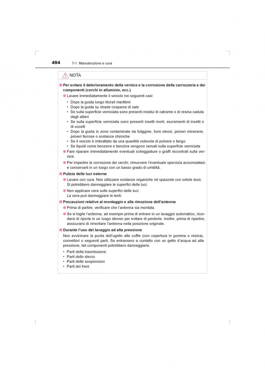 Toyota Hilux VIII 8 AN120 AN130 manuale del proprietario / page 494