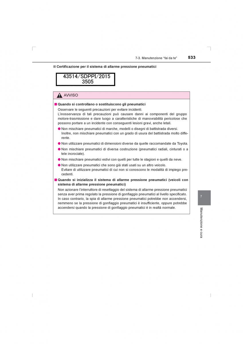 Toyota Hilux VIII 8 AN120 AN130 manuale del proprietario / page 533