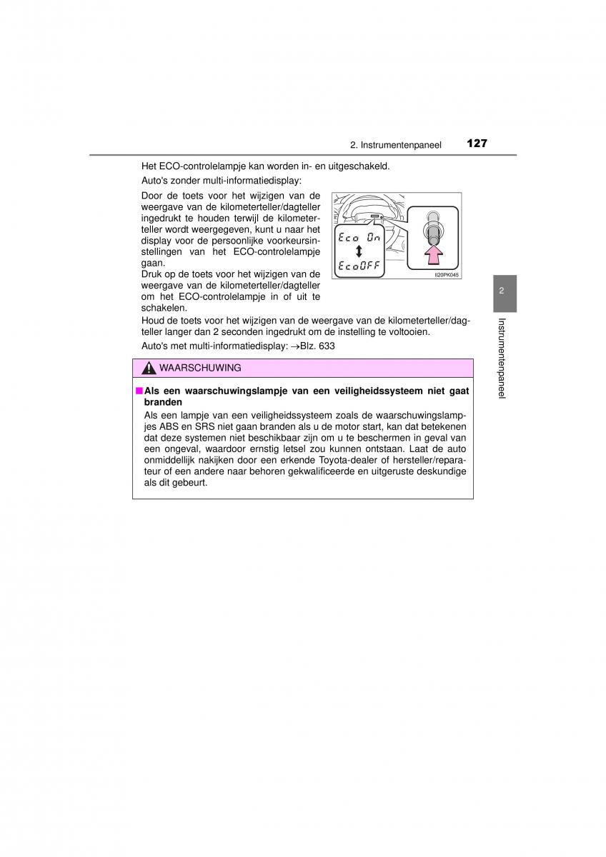 Toyota Hilux VIII 8 AN120 AN130 handleiding / page 127