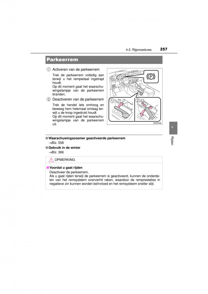 Toyota Hilux VIII 8 AN120 AN130 handleiding / page 257