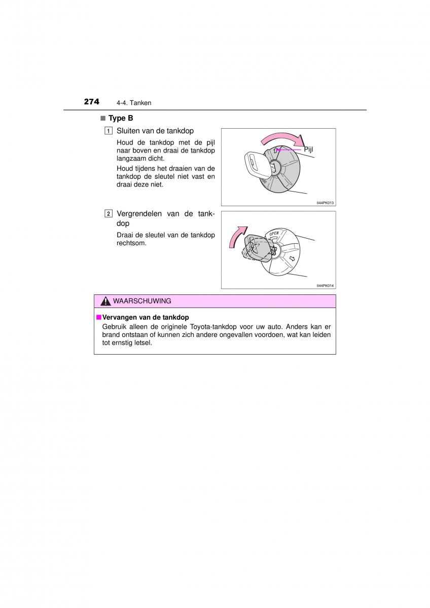 Toyota Hilux VIII 8 AN120 AN130 handleiding / page 274