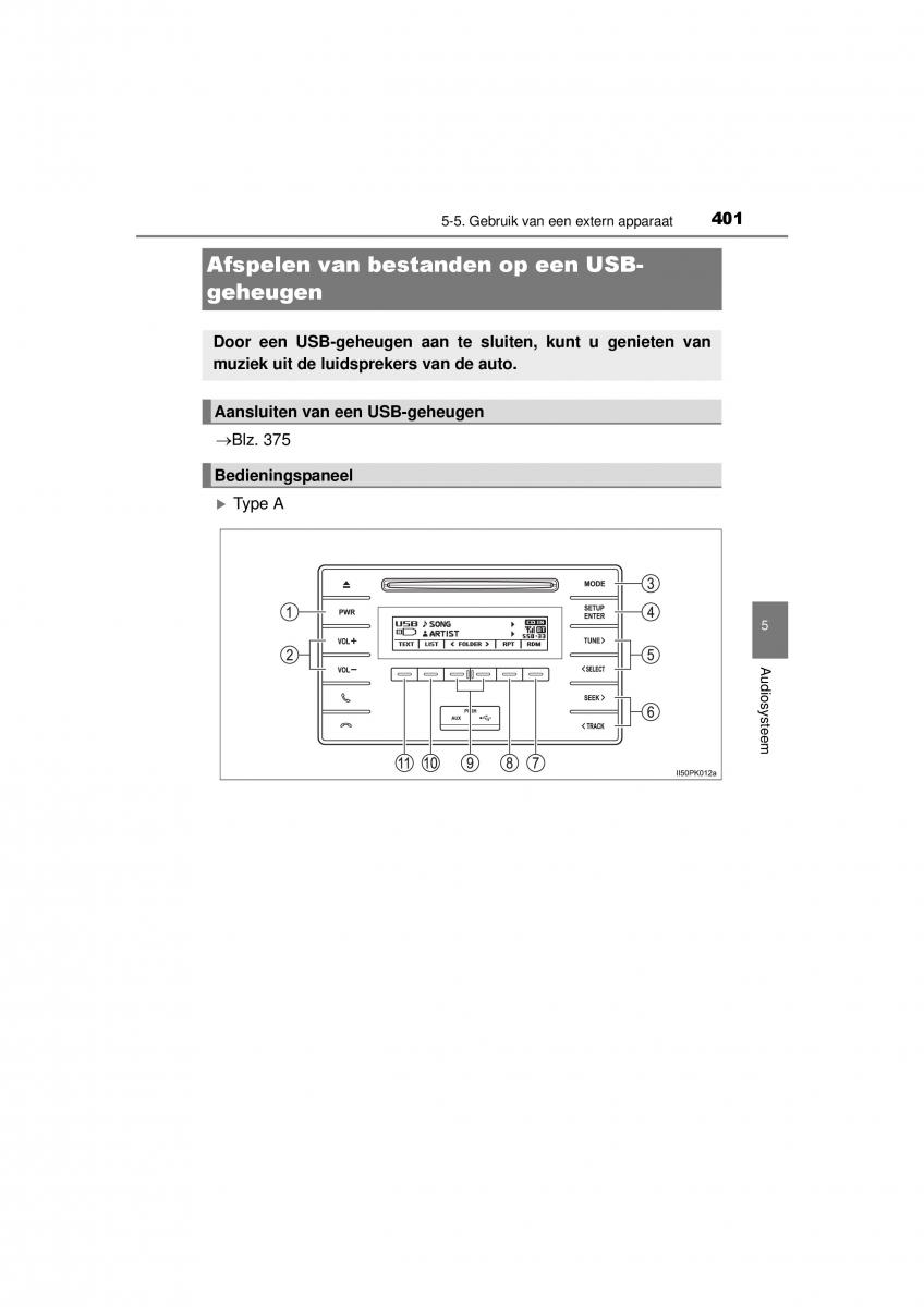 Toyota Hilux VIII 8 AN120 AN130 handleiding / page 401