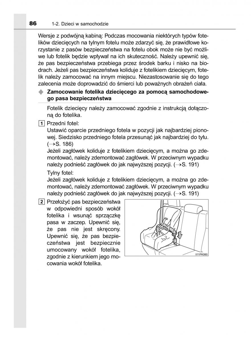 Toyota Hilux VIII 8 AN120 AN130 instrukcja obslugi / page 86