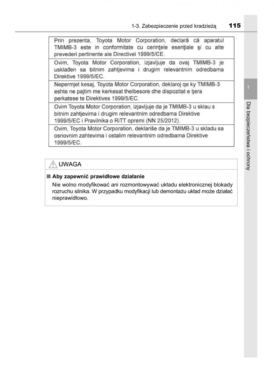 Toyota Hilux VIII 8 AN120 AN130 instrukcja obslugi / page 115