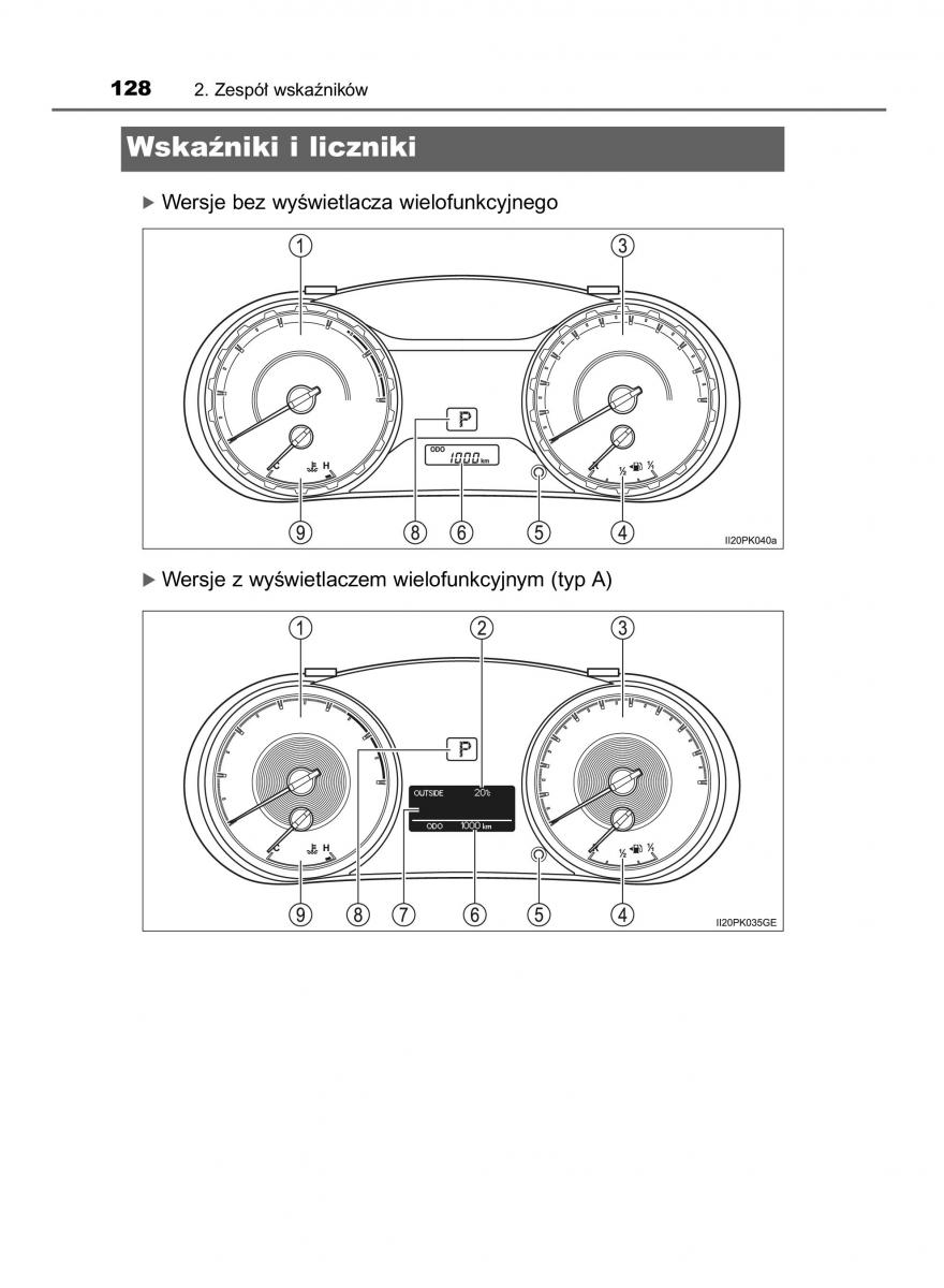 Toyota Hilux VIII 8 AN120 AN130 instrukcja obslugi / page 128